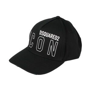 DSQUARED2 Black Cap with White Logo
